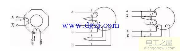 8線步進(jìn)電機(jī)接線方法_8線步進(jìn)電機(jī)串聯(lián)接線圖