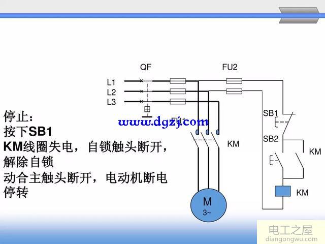 舉例分析電動機(jī)自鎖(連續(xù)正轉(zhuǎn))控制電路原理